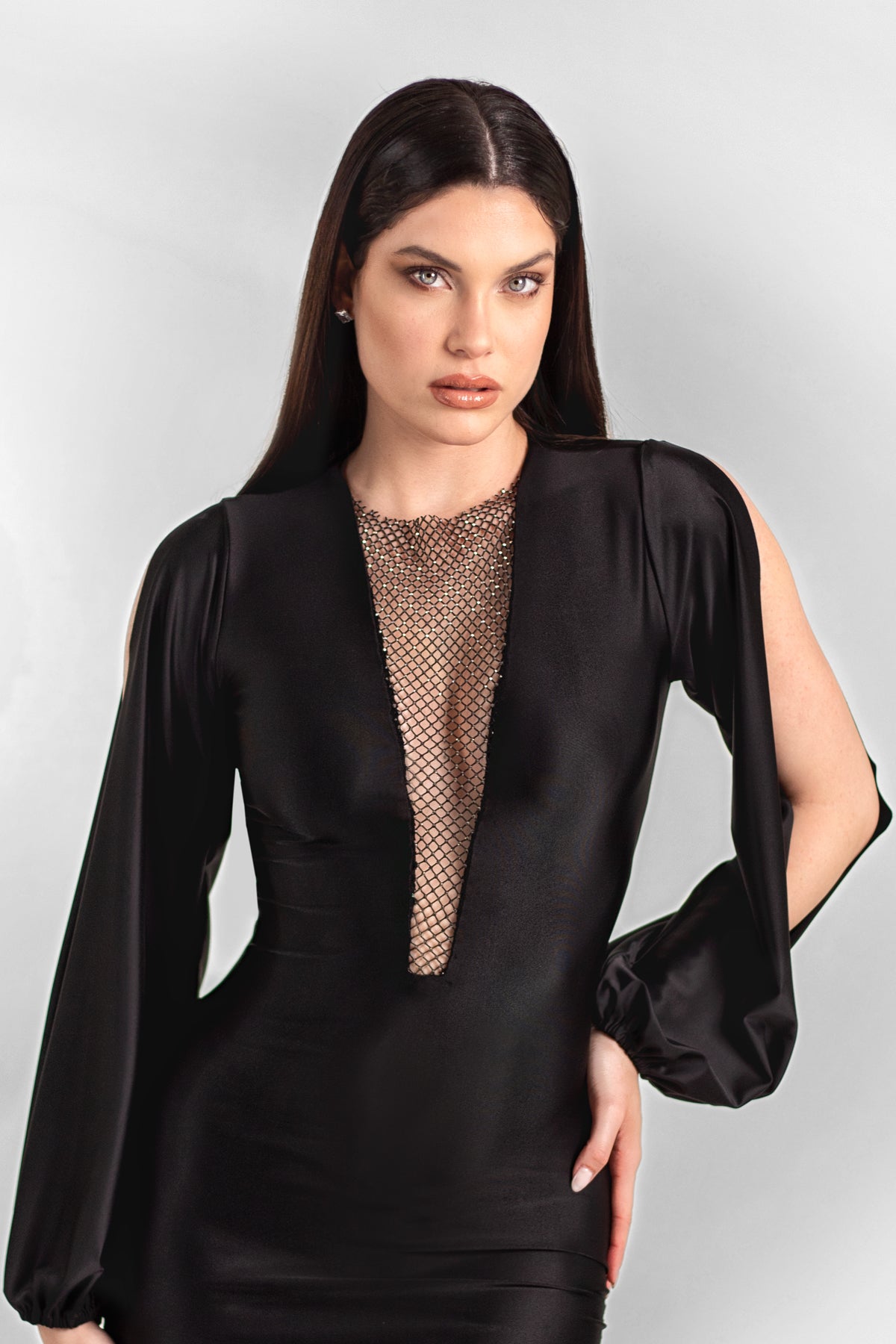 Paris Short Dress Black - BACCIO by Altamirano