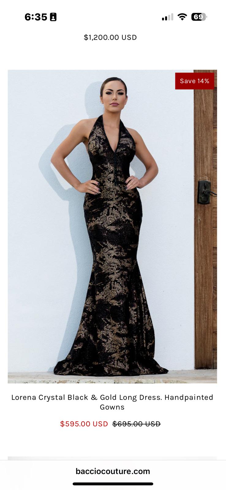 Lorena Long Dress - Miami Gowns Design