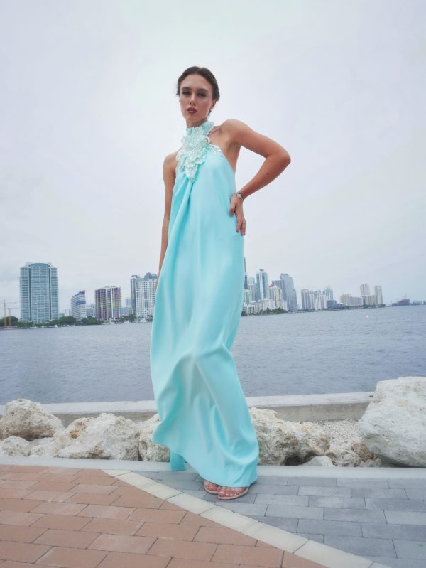 Dalila Long Dress – Tiffany Lace Flowers